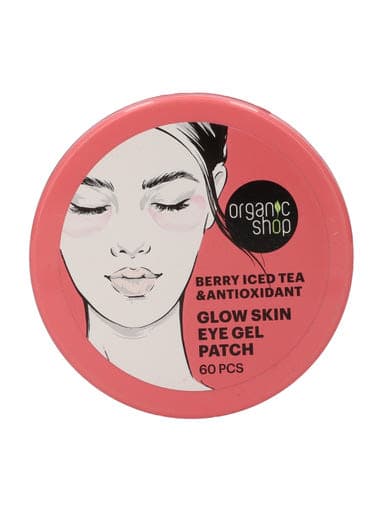 Organic Shop Glow Skin Berry Iced Tea szemmaszk - 60 db