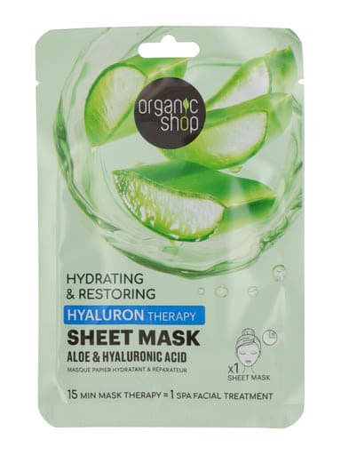 Organic Shop Hyaluron Therapy fályolmaszk - 1 db