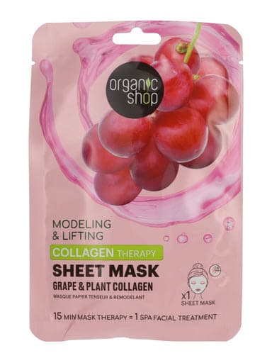 Organic Shop Collagen Therapy fátyolmaszk - 1 db