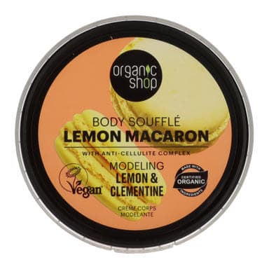 Organic Shop Lemon Macaron testszuflé - 250 ml