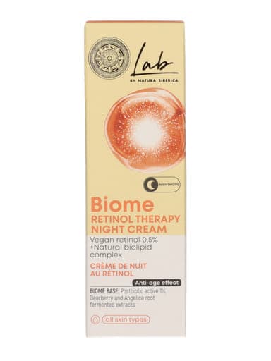 Natura Siberica Lab Biome éjszakai krém retinollal - 50 ml