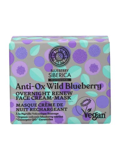 Natura Siberica Anti-Ox Wild Blueberry éjszakai maszk - 50 ml