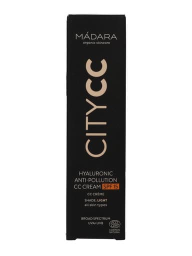 Mádara CC krém hialuronsavval SPF 15 /világos - 40 ml