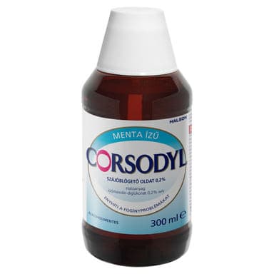 Corsodyl Alkoholmentes szájöblögető oldat - 300 ml