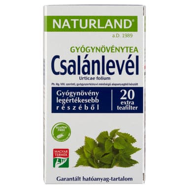 Naturland Herbal csalánlevél tea - 20 filter - 30 g