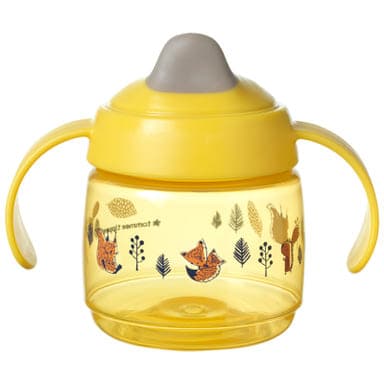 Tommee Tippee Superstar első csőrös itatópohár, 4 hónapos kortól, sárga, 190 ml - 1 db