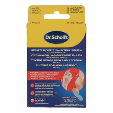 Scholl hidrokolloid tapasz hólyagokra, vágásokra és horzsolásra - 6 db