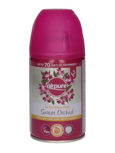 Airpure Air-O-Matic automata légfrissítő utántöltő orchidea illattal - 250 ml