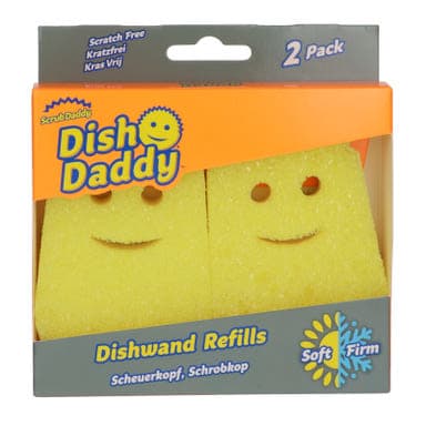 Scrub Daddy tépőzáras csere súrolófej 2 db-os /yellow - 1 db