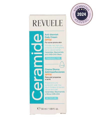 Revuele Ceramide pattanás elleni nappali arckrém - 50 ml
