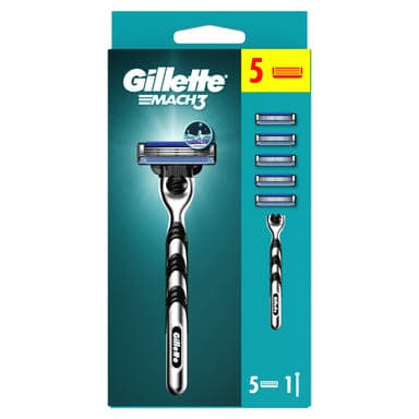 Gillette Mach 3 borotvakészülék +5 betét - 1 db