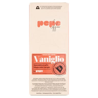 Pepe Coffee Vaniglio Nespresso kávékapszula vanília ízű - 50 g
