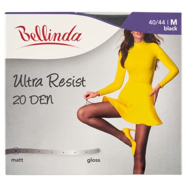 Bellinda Ultra Resist harisnya 20Den /fekete M - 1 db