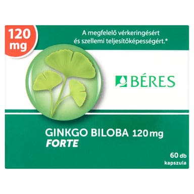 Béres Ginkgo Biloba 120mg Forte Kapszula - 60 db