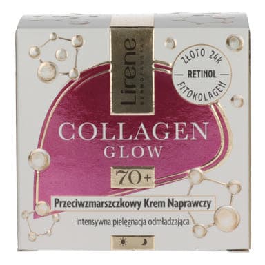 Lirene Collagen Glow ránctalanító arckrém 70+ - 50 ml