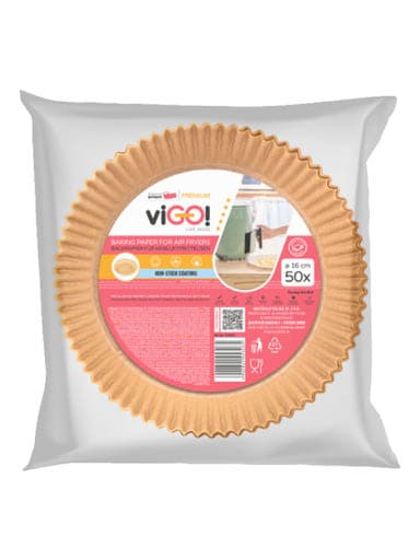 Vigo sütőpapír Air Fryerhez 16 cm - 50 db