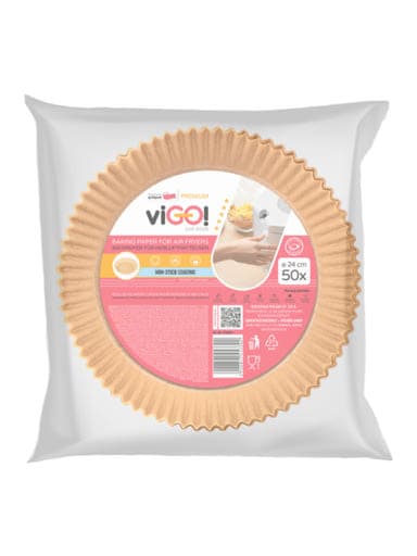 Vigo sütőpapír Air-fryerhez 24 cm - 50 db