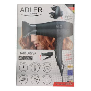 Adler hajszárító 2500W - 1 db