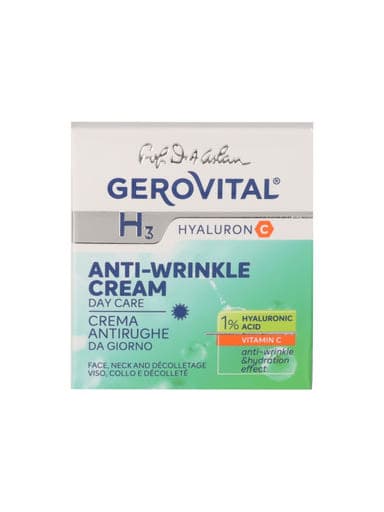 Gerovital H3 Hyaluron ránctalanító nappali arckrém, C-vitaminnal - 50 ml