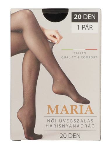 Gala Maria harisnya üvegszálas 20Den fekete - 1 db