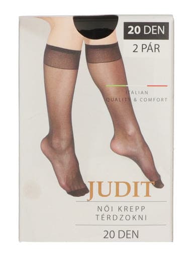 Gala Judit térdfix krepp 20Den fekete - 2 db