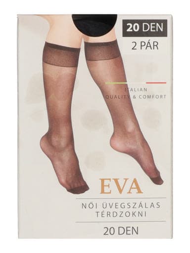 Gala Eva térdfix üvegszálas 20Den fekete - 2 db