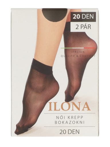 Gala Ilona bokazokni krepp 20Den beige - 2 db