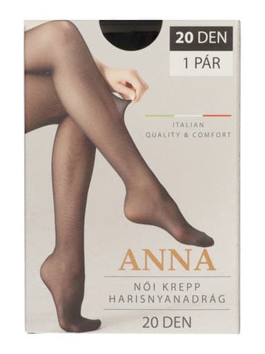 Gala Anna harisnya krepp 20Den fekete 1-2 - 1 db