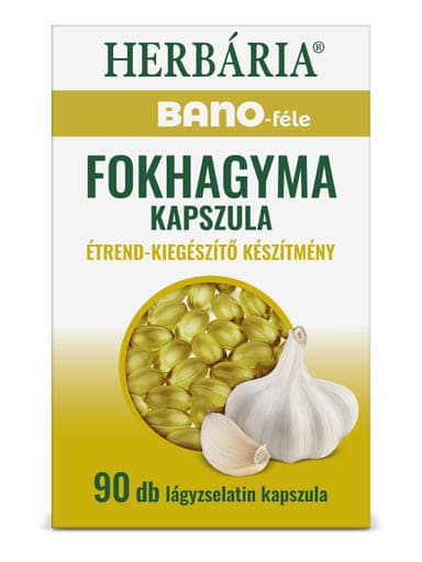 Bano Fokhagyma Lágyzselatin Kapszula - 90 db