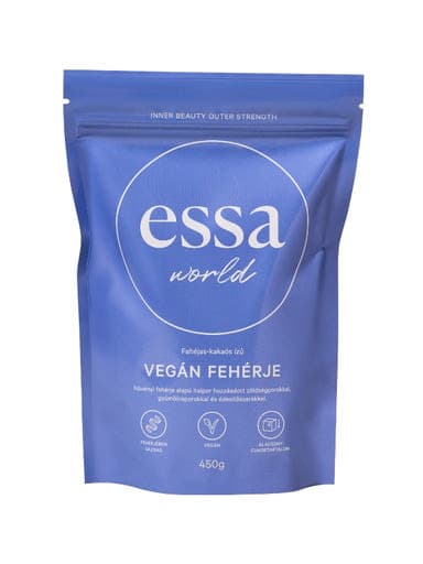 Essa World vegán fehérje fahéjas-kakaós ízű - 450 g