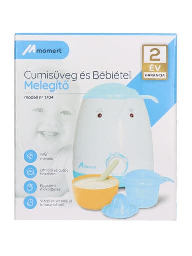 Momert cumisüveg és bébiétel melegítő - 1 db