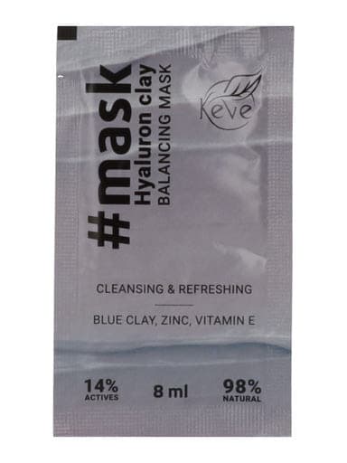 Keve #Mask kék agyagmaszk hialuronsavval - 8 ml
