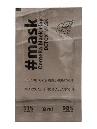 Keve #Mask agyagmaszk fekete szénnel - 8 ml