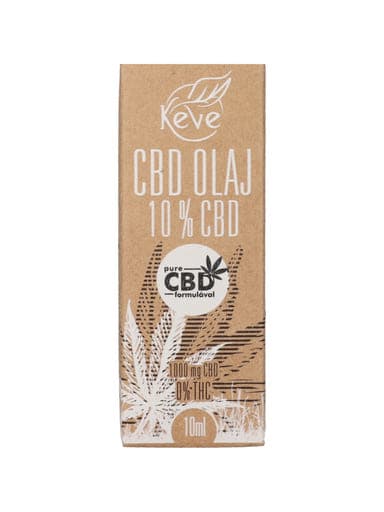 Keve CBD olaj 10% - 10 ml