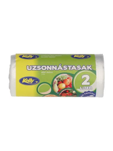Kelly 2L Uzsonás Tasak - 100 db