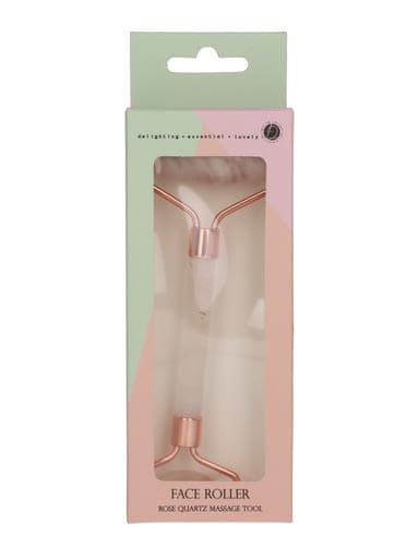 Beauty Essentials rózsakvarc arcmasszírozó henger - 1 db
