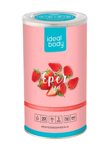 IdealBody diétás fehérje turmixpor eper - 525 g