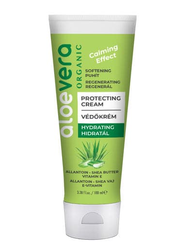 Aloe Vera Organic bőrnyugtató és regenerálóvédőkrém - 100 ml