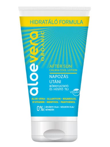 Aloe Vera Organic napozás utáni bőrnyugtató és hűsítő tej - 150 ml