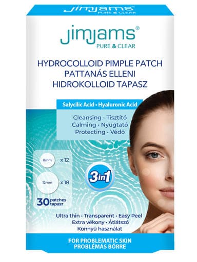 JimJams Pure&Clear BHA+HA pattanástapasz - 30 db