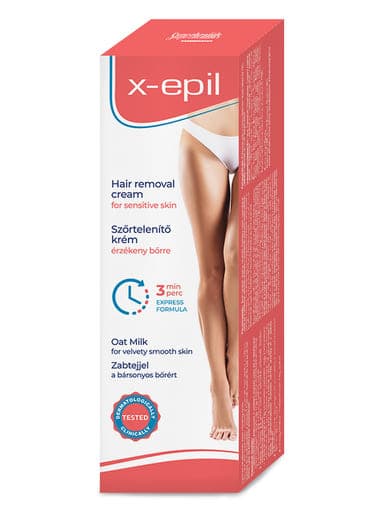 X-Epil szőrtelenítő krém zabtejjel - 100 g