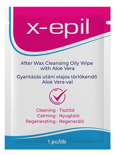 X-Epil Gyantalemosó törlőkendő - 1 db