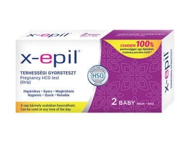 X-Epil terhességi gyorsteszt - 2 db