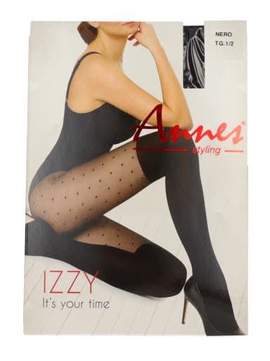 Annes Izzy harisnya 60 den 1/2-es méret /fekete - 1 db