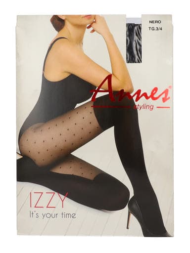 Annes Izzy harisnya 60 den 3/4-es méret /fekete - 1 db