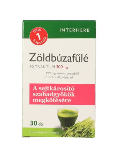 Interherb Napi 1 Zöldúzafűlé Extraktum Kapszula - 30 db