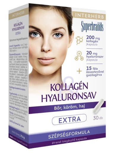 Interherb Kollagén És Hyaluronsav Extra Kapszula - 30 db