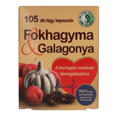Dr.Chen Patika fokhagyma és galagonya kapszula - 105 db