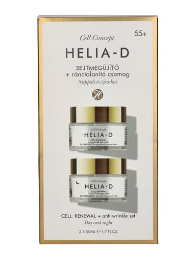Helia-D Cell Concept sejtmegújító ránctalanító csomag 55+ 2x50 ml - 100 ml
