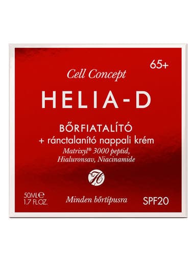 Helia-D Cell Concept Bőrfiatalító + Ránctalanító Krém 65+ Nappali - 50 ml